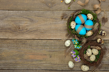 Obraz na płótnie Canvas Eggs in a nest