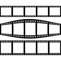 Filmstrip Set With Three Different Versions of Film