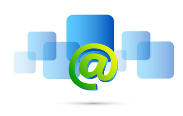 icona, chiocciola, @, web, internet, mail