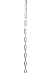 metal chain on white background