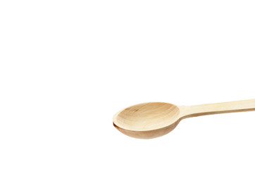 Wooden Spoon isolated on white background
