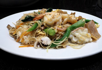 Hong Kong fried noodles