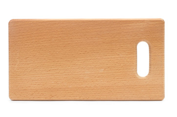 chopping board isolated on white