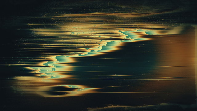 Film FX1035: Abstract film leader forms flicker and streak (Loop).