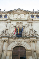 Facade of the University of Alcala, Madrid,Spain