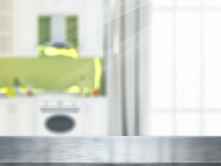 Table Top And Blur Interior