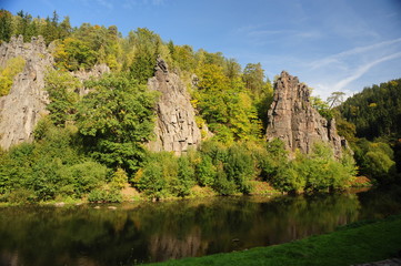 Rock above the river