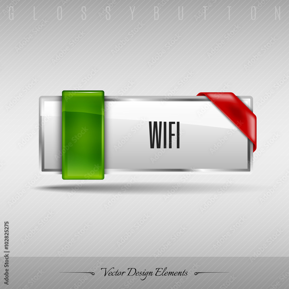 Aufkleber vector design element. business web button for website or app.
