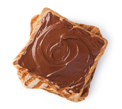 Toast With Chocolate Cream