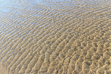 Rippled sea water background