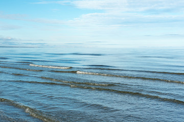 Calm in Baltic sea.