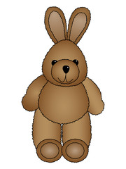 Cute Vector Easter Bunny
