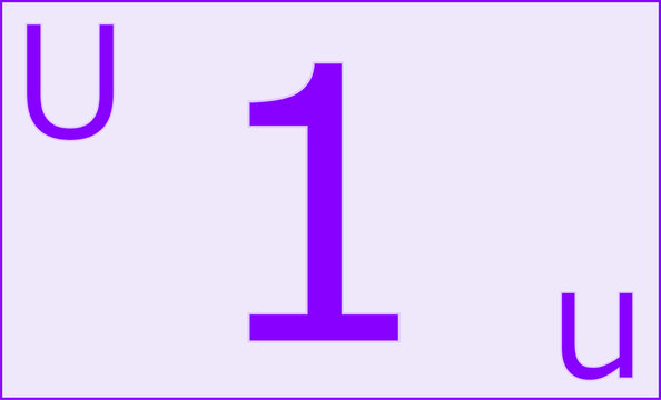 Illustration of the letter U