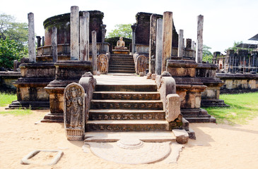 Fototapeta na wymiar Historical part of the city Polonnaruwa. Sri Lanka. Asia.