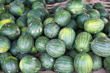 pile of watermelon fruit
