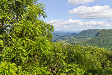 Fototapeta na wymiar Valley view from Gramado and Canela