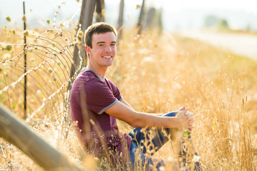 Young Man High School Senior Portrait