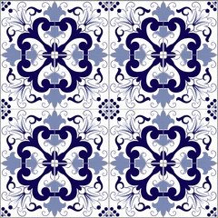 Portuguese seamless pattern