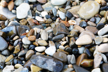 Галька. Мелкие камни.