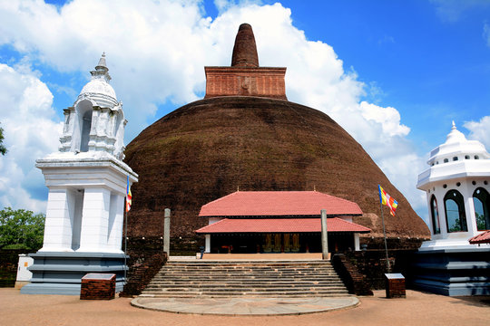 Famous historical city Anuradhapura. Sri Lanka. Asia.