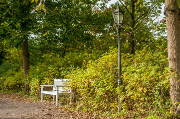 Parkbank im Kurpark