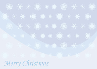Merry Christmas, beautiful Christmas cards. Christmas cards with delicate flakes.