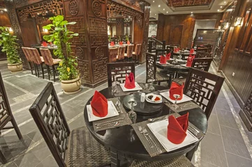 Photo sur Plexiglas Restaurant Interior of a luxury hotel restaurant