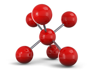 Obraz premium MOLECULE - 3D