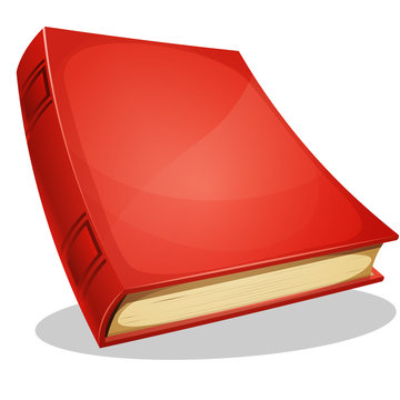 Red Book Isolated On White