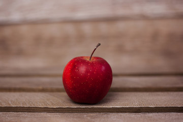 Red fresh apple
