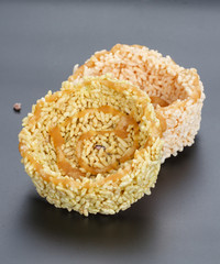 Thai dessert - rice cracker or rice biscuit