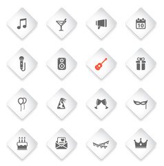 Party simply icons