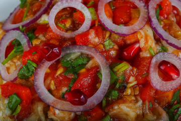 Grilled vegetables salad