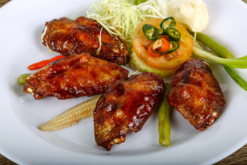 Teriyaki chicken wings
