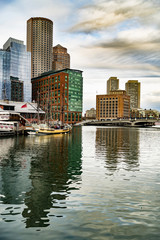 Fototapeta na wymiar The Boston skyline