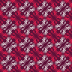 Ethnic floral seamless pattern