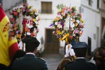 Fototapeta premium Las Alabardas en las calles de Villarta