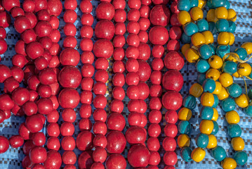 necklace handmade texture background