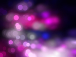 Bokeh light, shimmering blur spot lights on pink abstract 