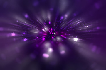 abstract violet background. explosion star.
