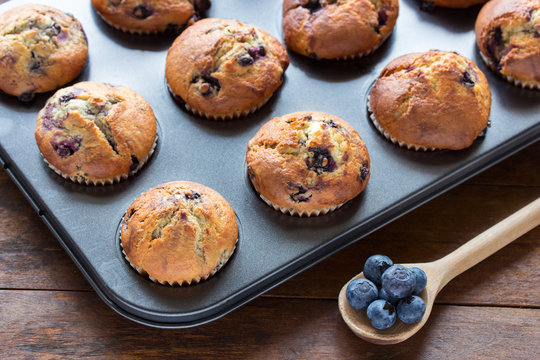 frisch gebackene Muffins