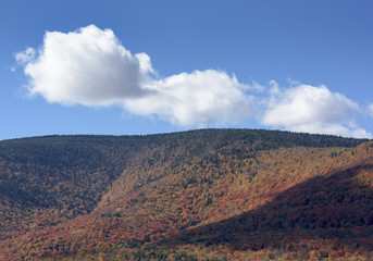 Catskill Mountains, Autumn: Autumn foliage in the Catskill Mountain range near Windham, New York.