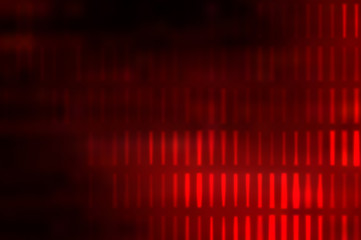 Image of defocused stadium lights..Abstract red background