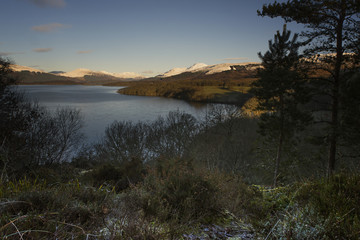 Fototapeta na wymiar Loch Lomond Valley