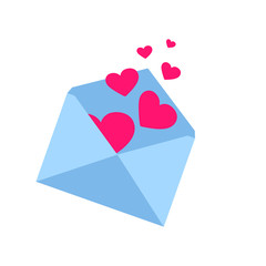 Envelope with heart

