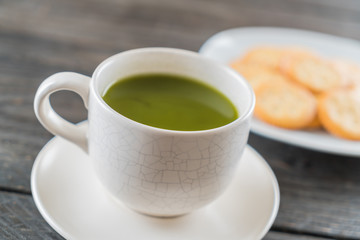hot matcha