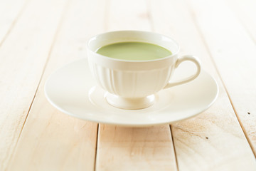 hot matcha latte