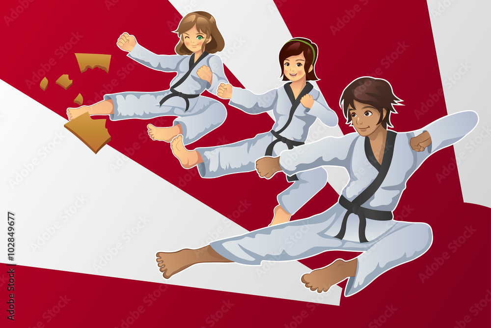 Sticker Martial Art Banner