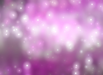 Bokeh light, shimmering blur spot lights on pink abstract 