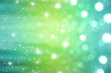 Christmas green background. The winter background